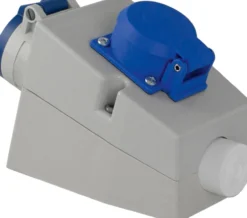Camping CEE Wanddose 3-polig mit Schukosteckdose für Leitungen bis max. 2,5 mm² 230 V 16 A IP44