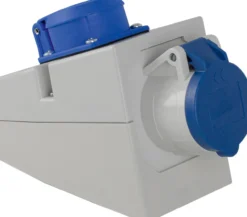 Camping CEE Wanddose 3-polig mit Schukosteckdose für Leitungen bis max. 2,5 mm² 230 V 16 A IP44