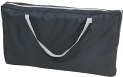 Campingküche XL Windschutz und rollbarer Arbeitsplatte, ca. 173 x 41 x 80 cm - Schwarz