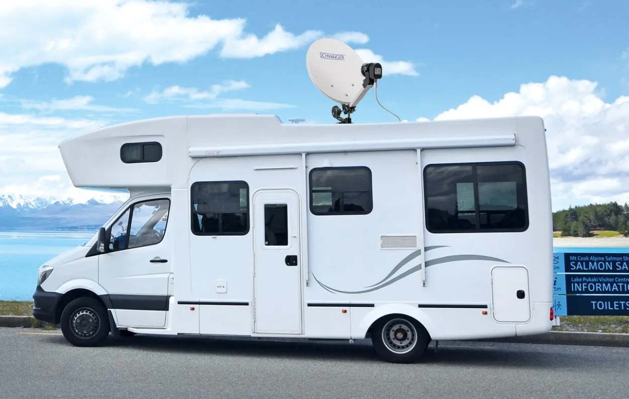 Camping Satellitenanlage mit Saugfuß