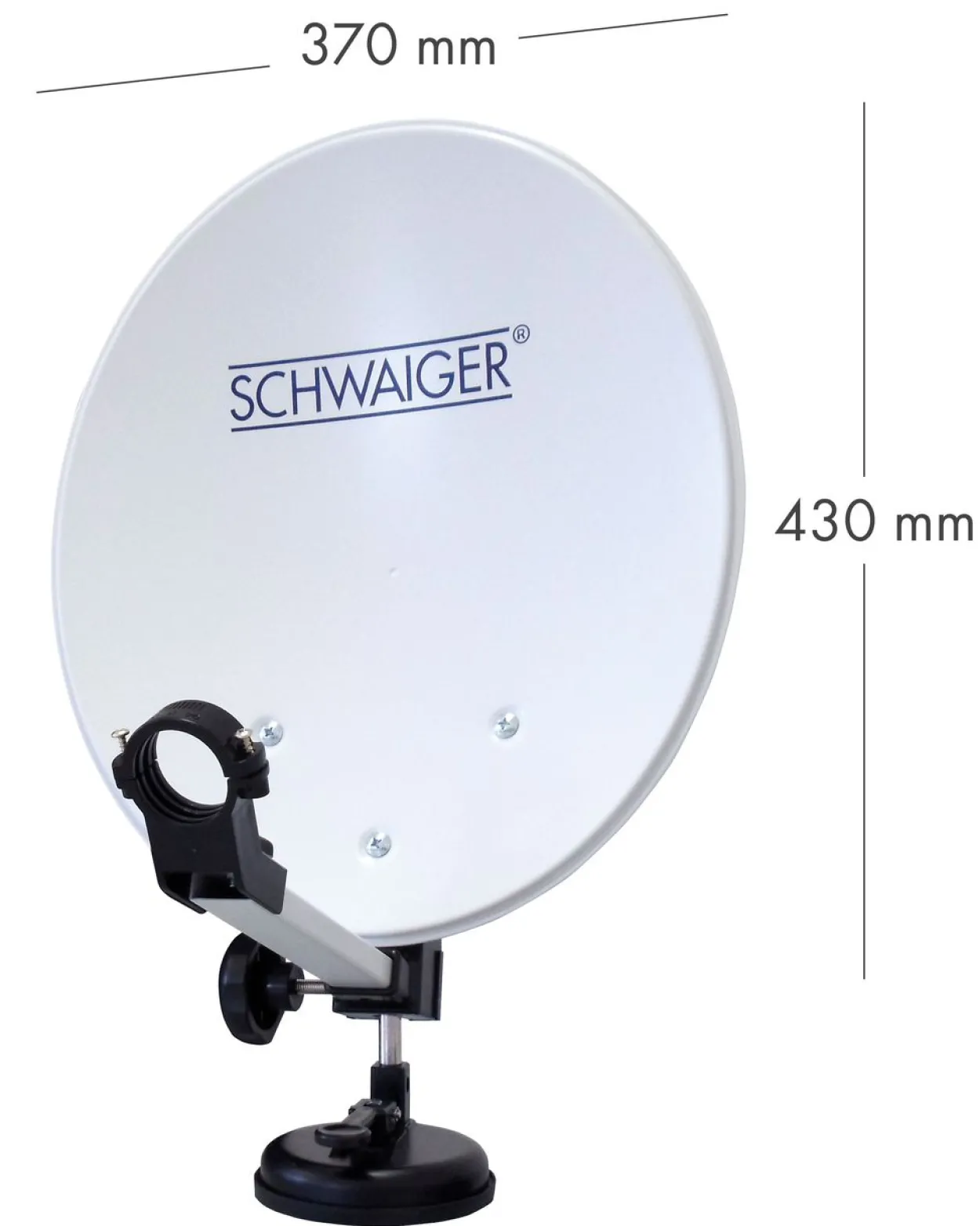 Camping Satellitenanlage mit Saugfuß