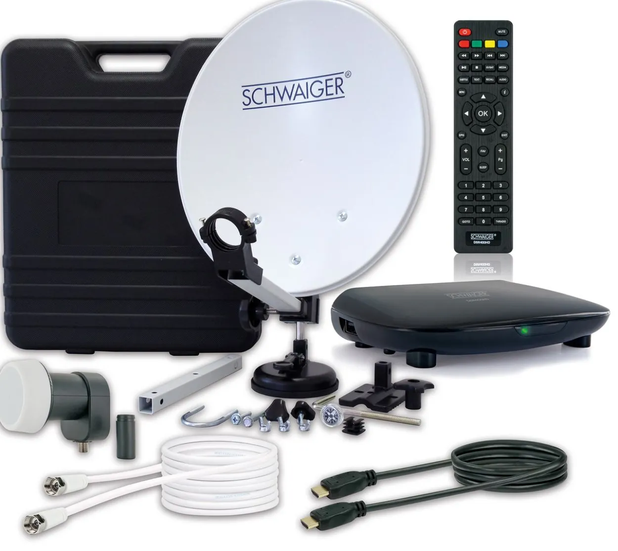 Camping Satellitenanlage mit Saugfuß