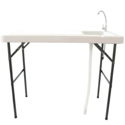 Campingtisch mit Spüle und Wasserhahn