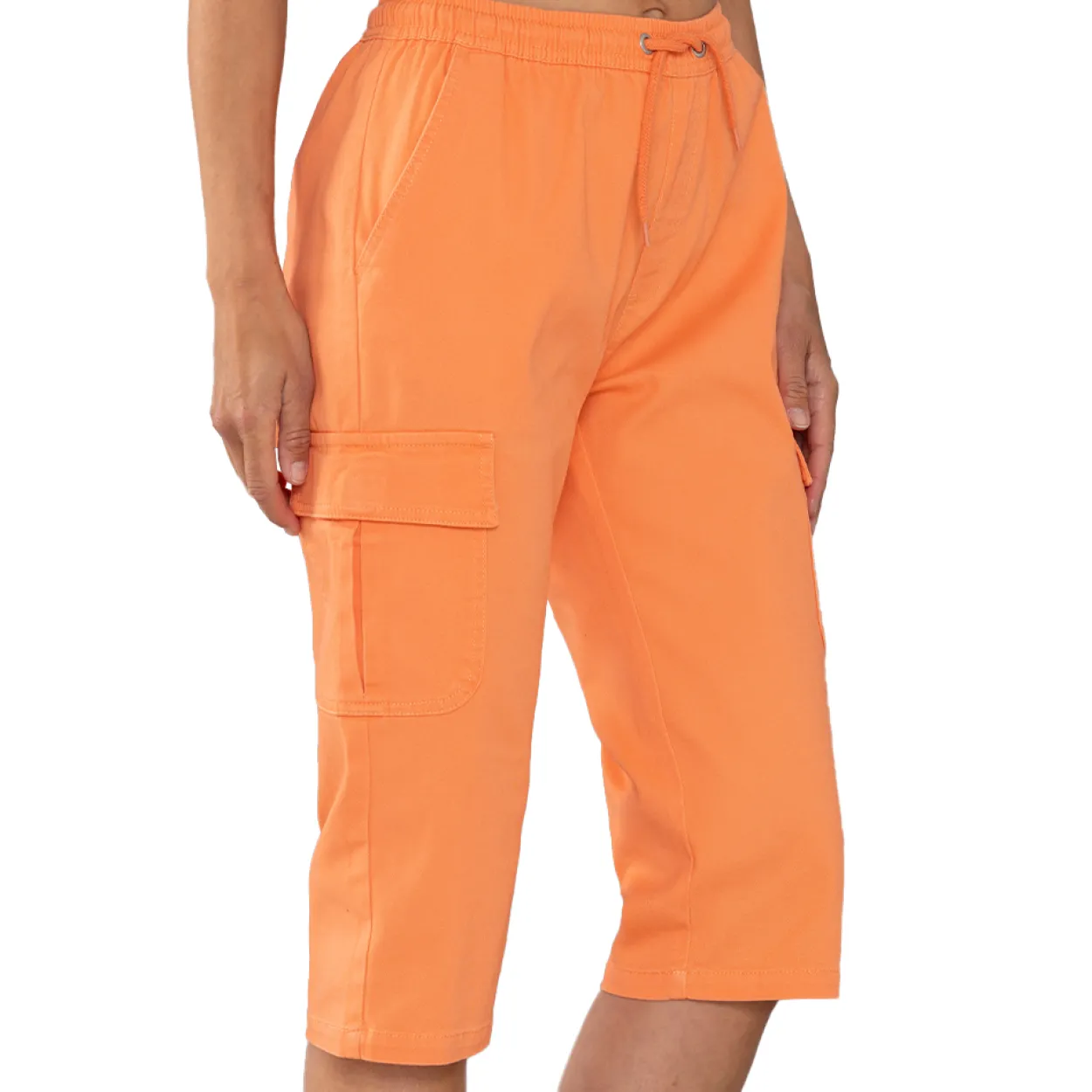 Capri-Twill-Cargo-Hose für Damen