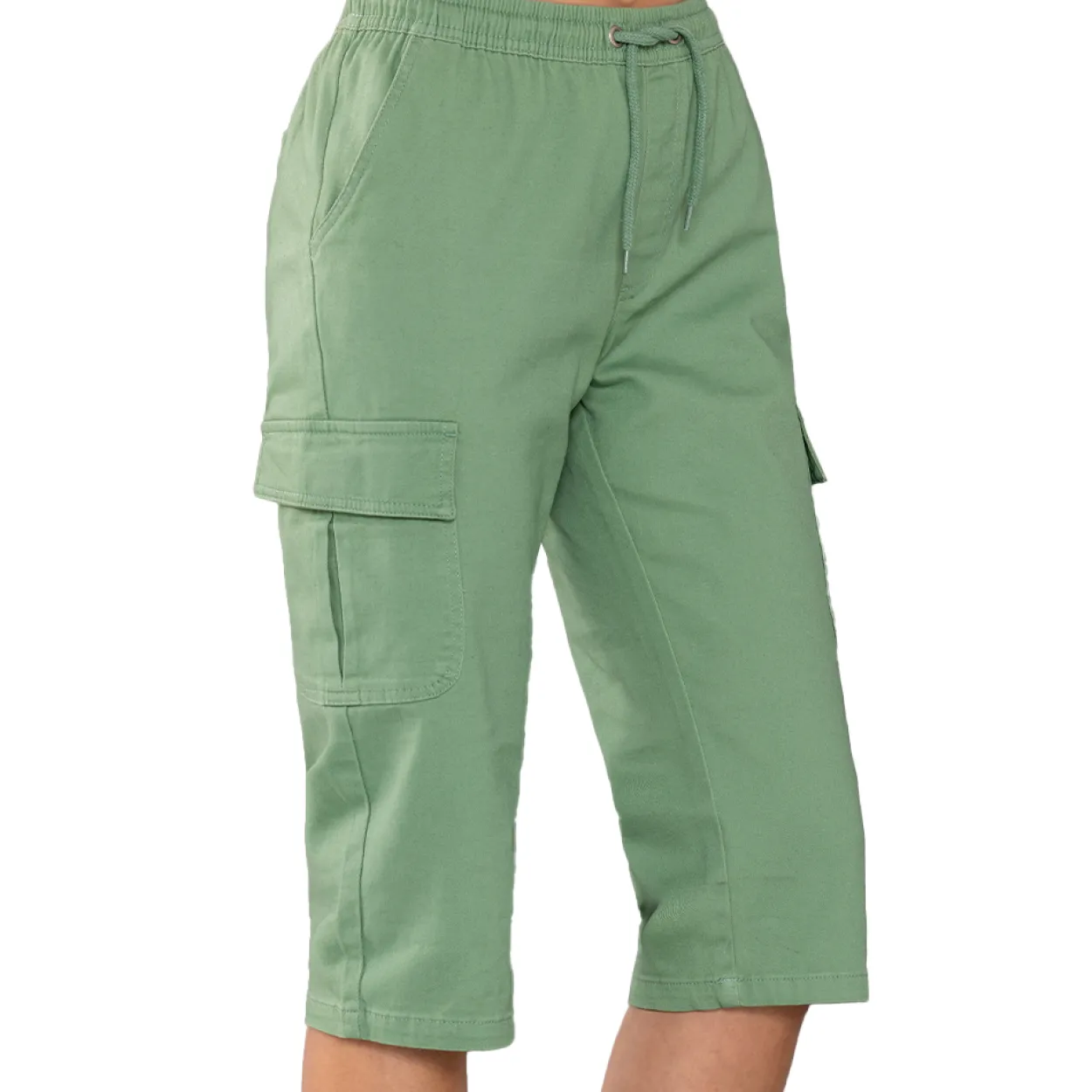 Capri-Twill-Cargo-Hose für Damen
