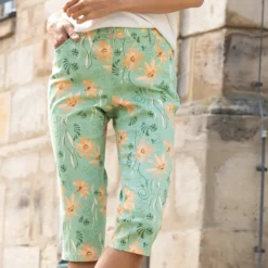 Capri-Twill-Hose für Damen