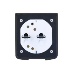 Caravan Vorzeltsteckdose USB/SAT IP44 schwarz ähnlich RAL9005