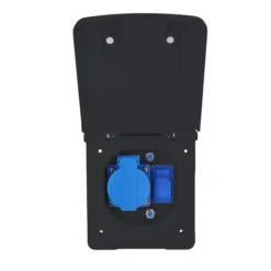 Caravan Vorzeltsteckdose USB/SAT IP44 schwarz ähnlich RAL9005