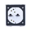 Caravan Vorzeltsteckdose USB/SAT IP44 weiß ähnlich RAL9010