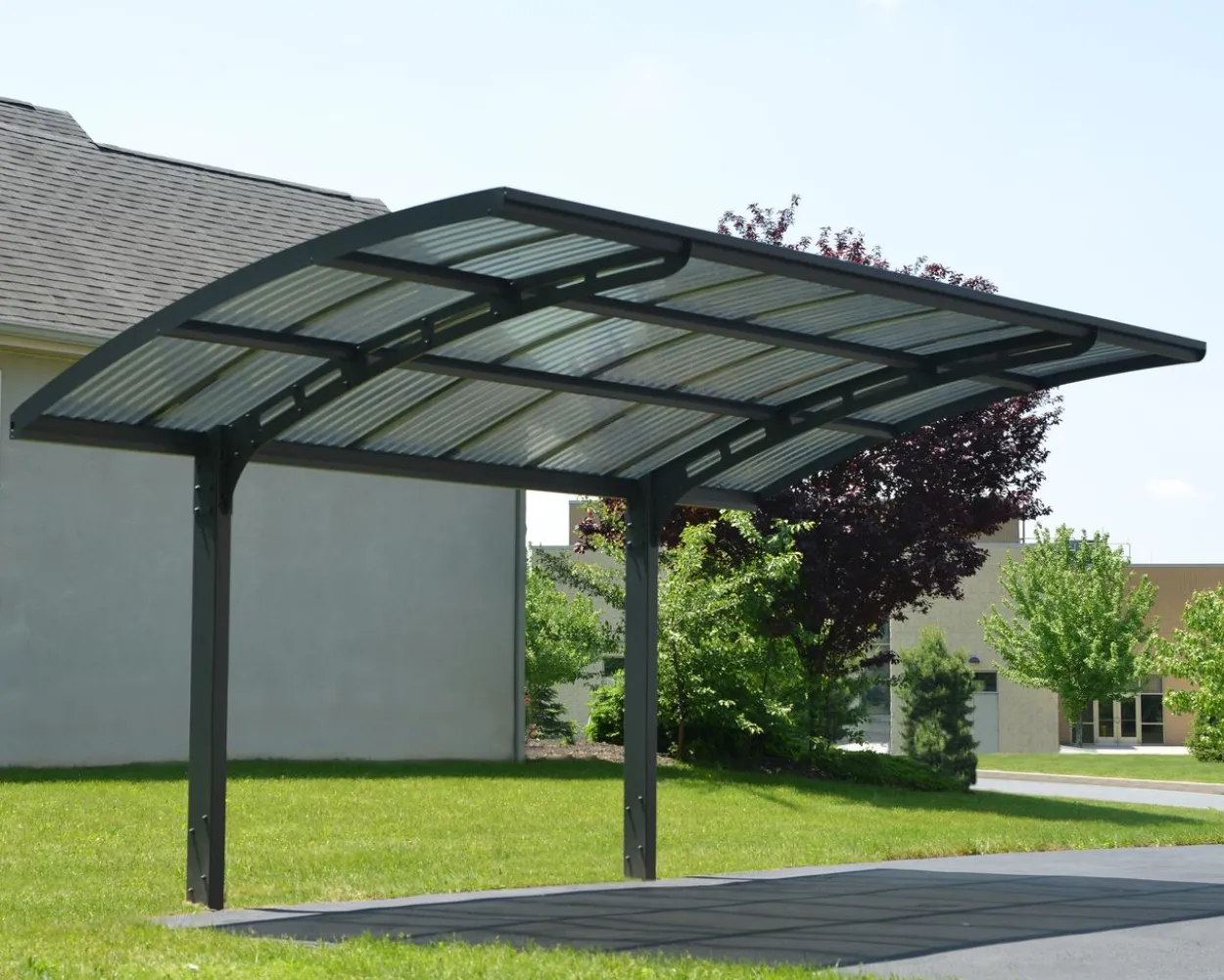 Carport Arizona Wave 495 x 289 cm Anthrazit