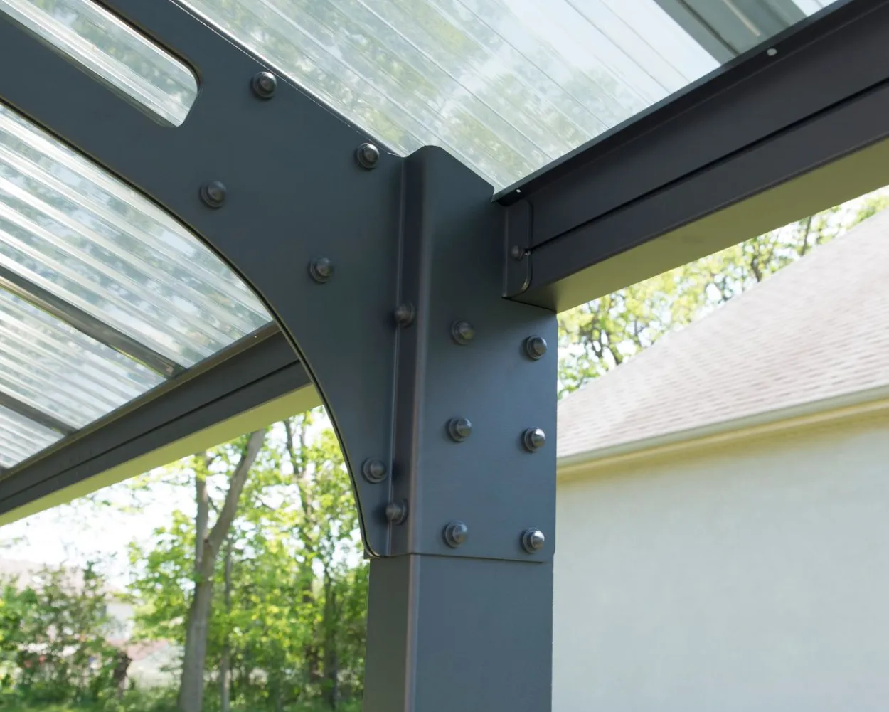 Carport Arizona Wave 495 x 289 cm Anthrazit