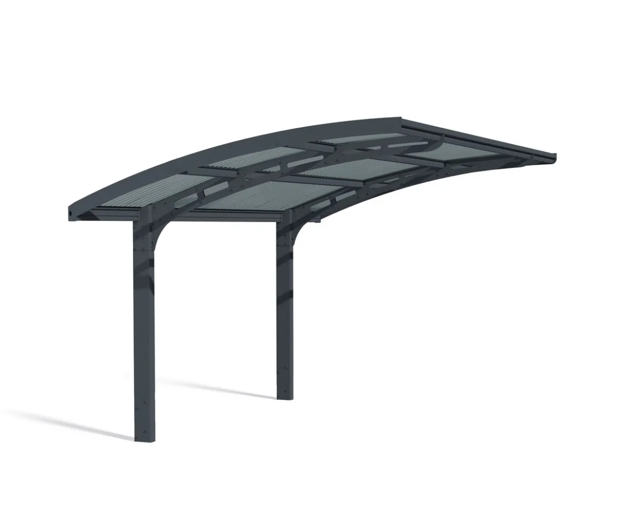 Carport Arizona Wave 495 x 289 cm Anthrazit