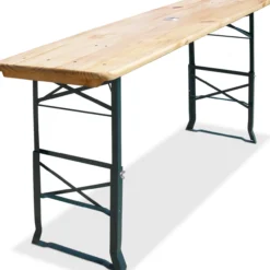 Casaria Bierzelttisch 170x50x75-105cm höhenverstellbar