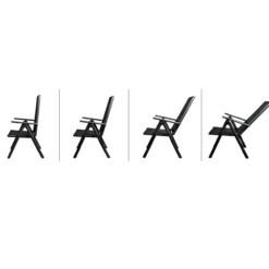 Casaria Hochlehner Alu Bern 2er Set anthrazit