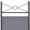 Casaria Paravent Anthrazit 180x163cm