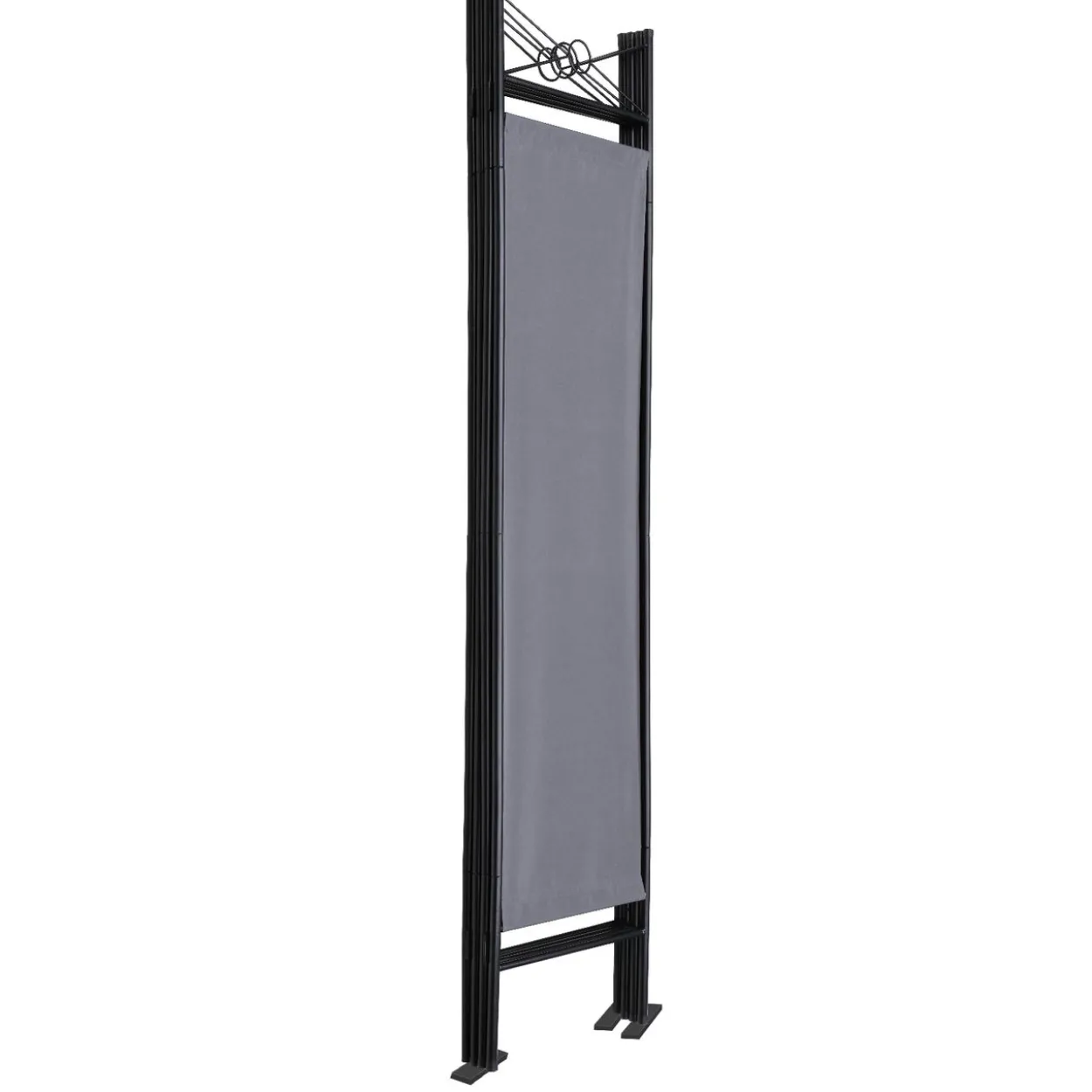 Casaria Paravent Anthrazit 180x163cm