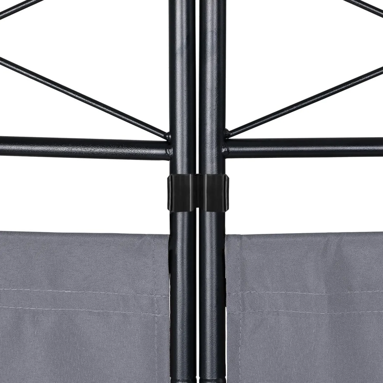 Casaria Paravent Anthrazit 180x163cm