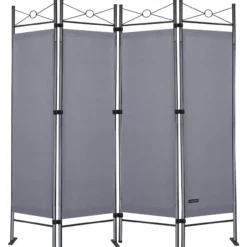 Casaria Paravent Anthrazit 180x163cm