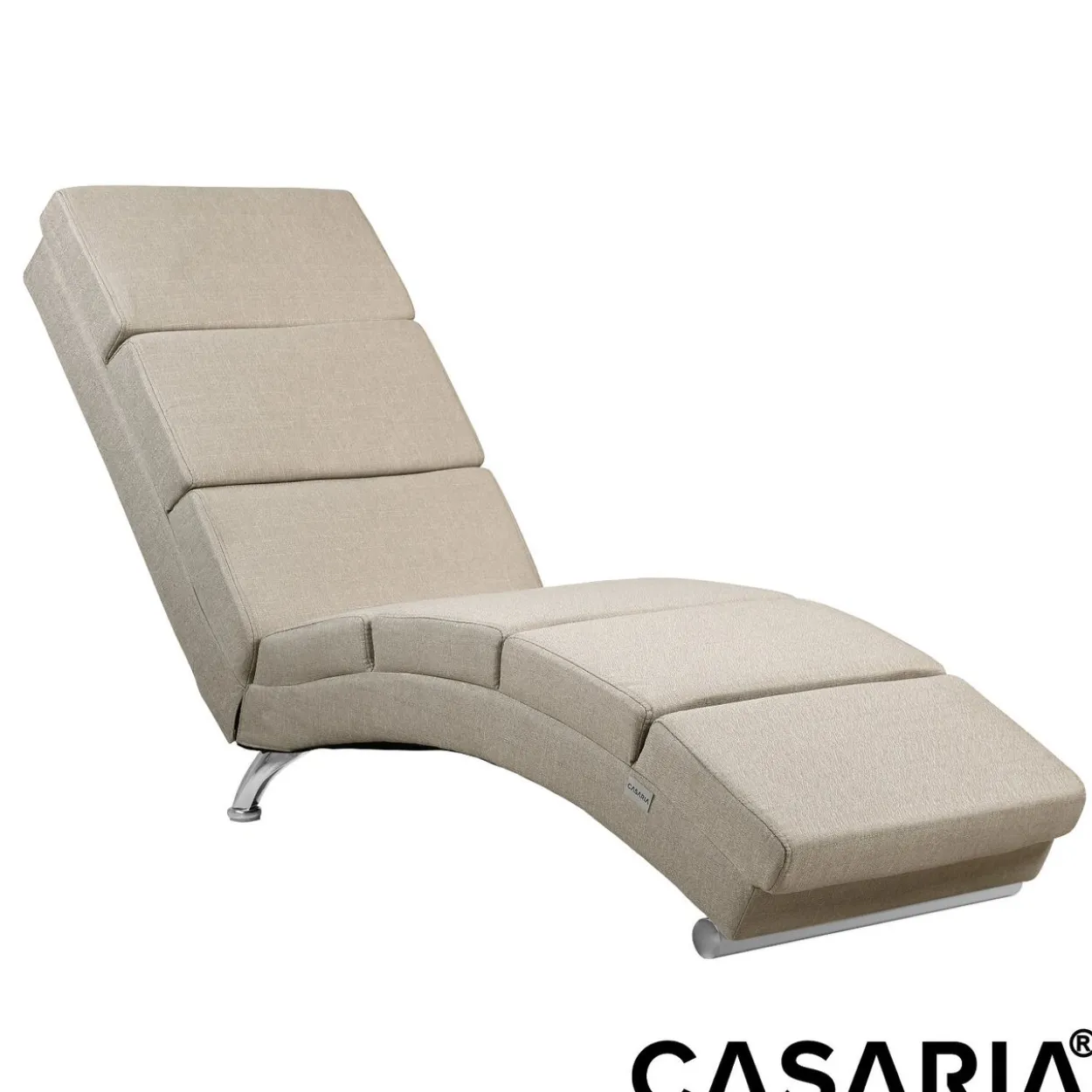 Casaria Relaxliege London Sand Webstoff