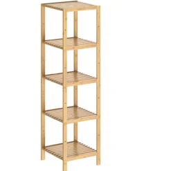 Casaria Standregal Bambus 140x33x33cm