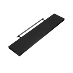 Casaria Wandregal Schweberegal 50cm schwarz + Halterung