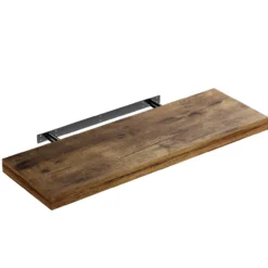 Casaria Wandregal Schweberegal 70cm Eiche dunkel + Halterung