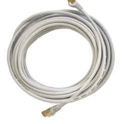 CAT7 Patchkabel Netzwerkkabel weiß 20m rund