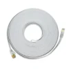 CAT7 Patchkabel Netzwerkkabel weiß 10m flach