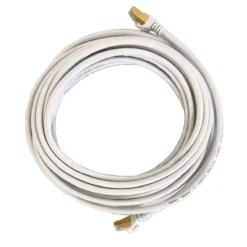 CAT7 Patchkabel Netzwerkkabel weiß 5m rund