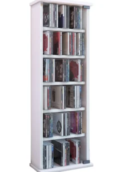 CD/DVD Regal Vetro - weiß