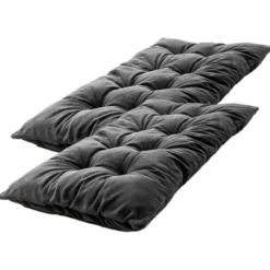 Chillkissen 2er Pack, ca. 70 x 120 cm, Anthrazit