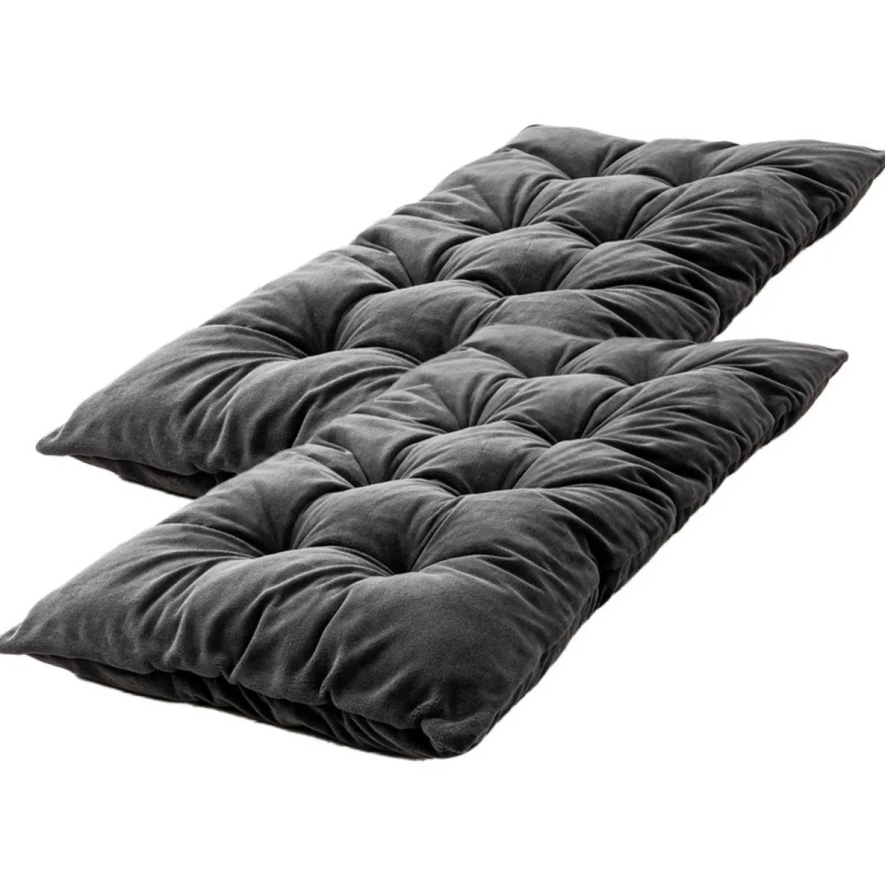 Chillkissen 2er Pack, ca. 70 x 120 cm, Anthrazit