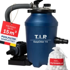 Chlor-Poolfilteranlage EasyChlor15, Sandfilteranlage mit integriertem Chlordosierer