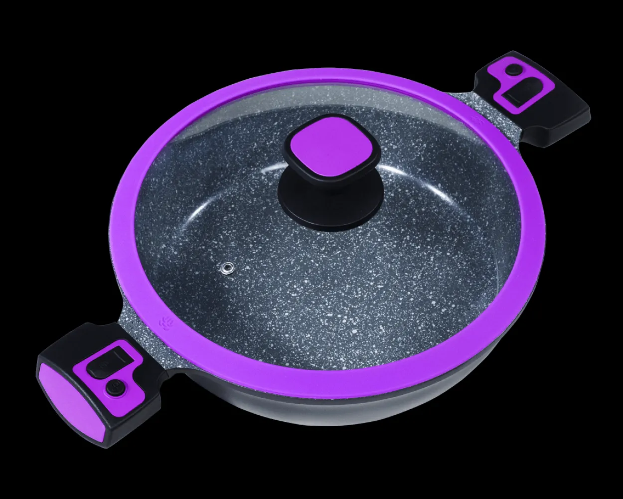 Click-Grip Servierpfanne mit Keramikbeschichtung Ø28cm