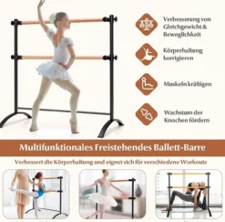 120cm Ballettstange freistehend