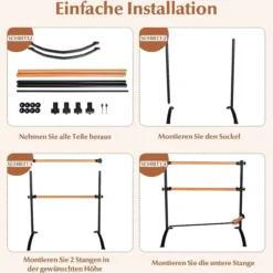120cm Ballettstange freistehend