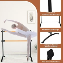 120cm Ballettstange freistehend
