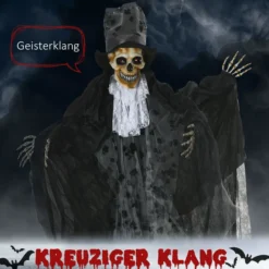 183cm Halloween-Dekoration Bewegliches Skelett-Bräutigam mit Blinkenden Augen und Soundfunktion