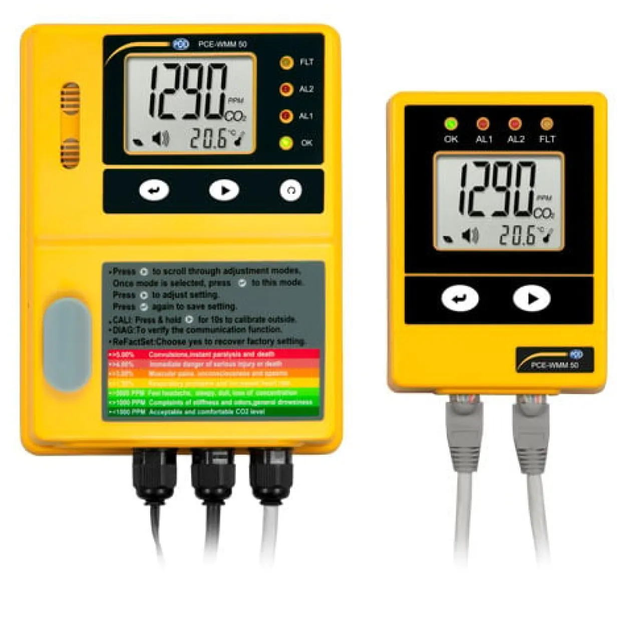 CO2-Gaswarnanlage PCE-WMM 50