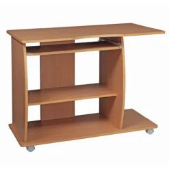 Computertisch DIANA rollbar Buche