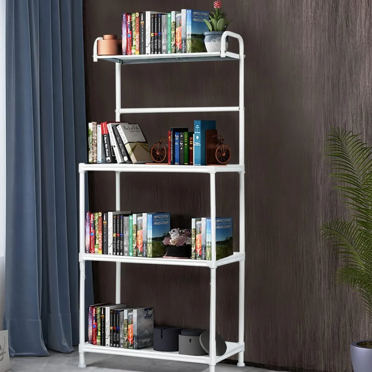 COSTWAY Küchenregal 4-stufig