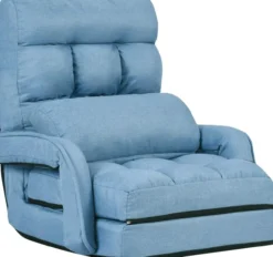 COSTWAY Klappsofa verstellbar, Bodensofa gepolstert