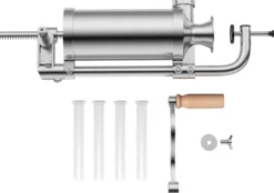 COSTWAY 1,5L Wurstfüller manuell, Wurstmaschine aus Edelstahl