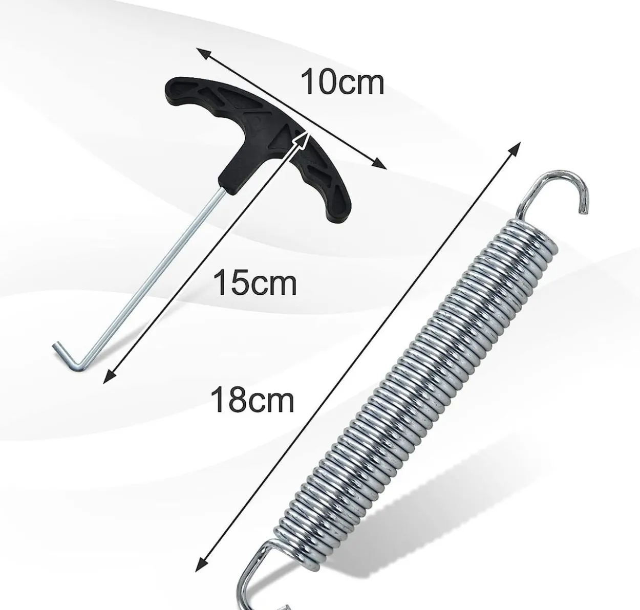 COSTWAY 20 Stück Trampolin Ersatzfedern 140mm