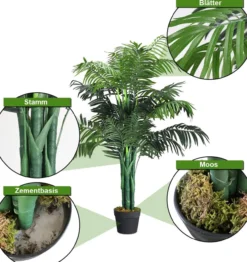 COSTWAY Zimmerpalme Palme