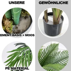 COSTWAY Zimmerpalme Palme