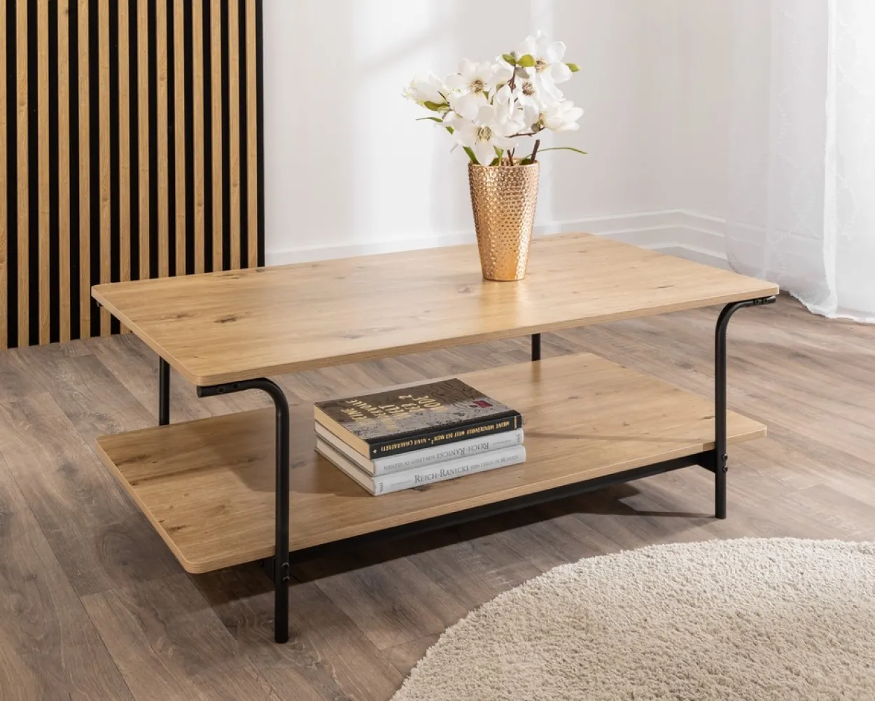 Couchtisch, ca. 110 x 60 x 40 cm - Braun