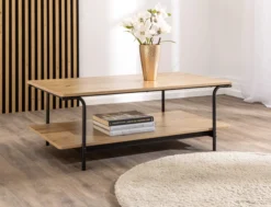Couchtisch, ca. 110 x 60 x 40 cm - Braun