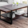 Couchtisch, ca. 120 x 60 x 45 cm - Braun
