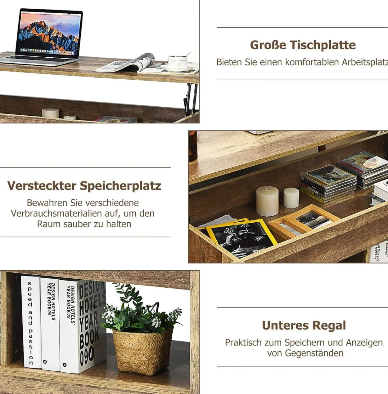 Couchtisch höhenverstellbar
